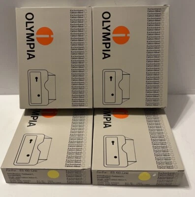 Olympia ES 100-Line 13mm Ribbon Lot of 4 International - Image 1 of 4