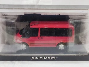 2001 Ford Mk6 Transit Tourneo Van Red 1/43 Minichamps 400 081210 - Picture 1 of 10