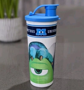 Tupperware Disney/Pixar Monsters Inc. University Tumbler w/Flip Top Seal New  - Picture 1 of 2