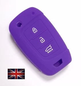 Silicone Key Cover For Hyundai I30 I40 Solaris Tucson Kona Verna Remote Case 6 - Picture 1 of 3