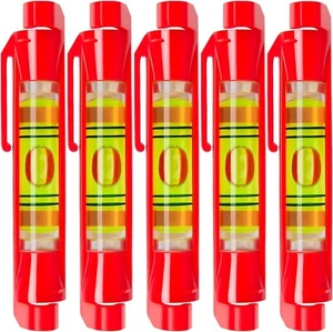 Line Level Tool, Firecore 5PCS String Level, 3 Inch Small Bubble Red - Picture 1 of 9