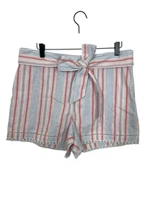Vineyard Vines Womens Abacos Striped Bow Short Blue Pink Red Size 10 NEW - Picture 1 of 7