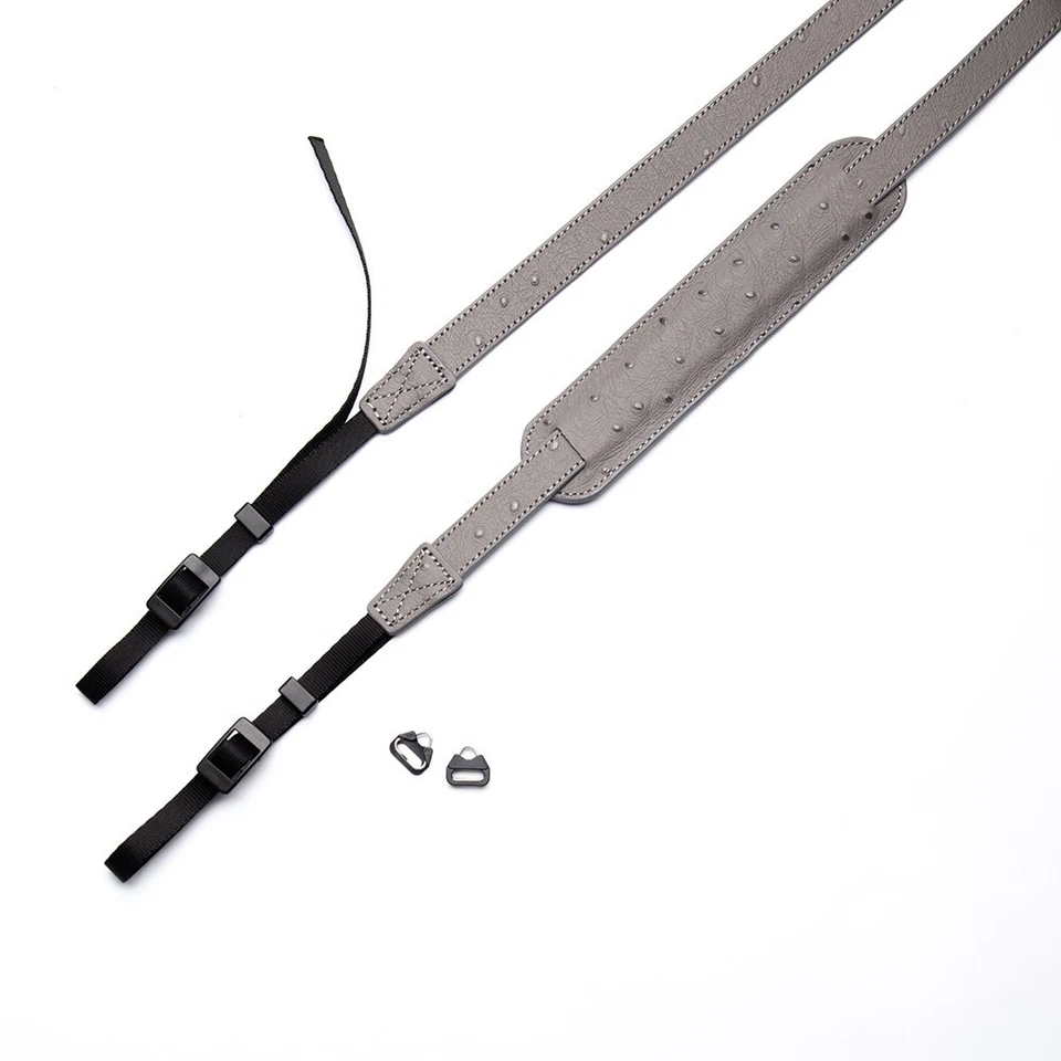 Correa de hombro ajustable de cuero genuino para el cuello de la cámara para Canon Nikon Sony etc. Foto 1 de 4