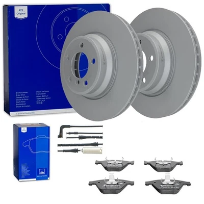 ATE BREMSSCHEIBEN 348mm + BELÄGE VORNE passend für BMW 7er E65 E66 - Bild 1 von 4