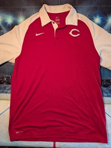 MLB Nike Dri-Fit Cincinnati Reds Baseball Polo Shirt, Size M - Picture 1 of 3