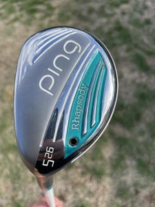 Ping Rhapsody LH 26° 5H Hybrid Lite Flex Excellent w/ Headcover - Picture 1 of 8