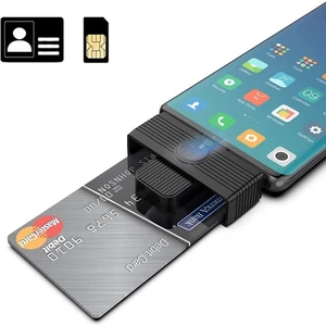 USB/Typ C CAC-Leser, DOD Military USB C Common Access CAC, Chipkartenleser - Afbeelding 1 van 21