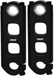 RSI Pivoting Snowmobile Handlebar Risers 5" Black - Picture 1 of 1