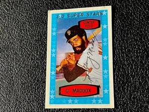 1975 KELLOGG'S 3-D # 37 GARRY MADDOX • SAN FRANCISCO GIANTS • EX • - Foto 1 di 5
