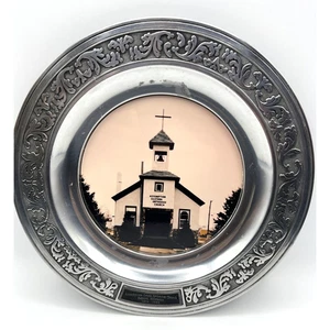Assumption Orthodox Church Greek Silver Metal Plate Nebraska 1926-1988 - Picture 1 of 11