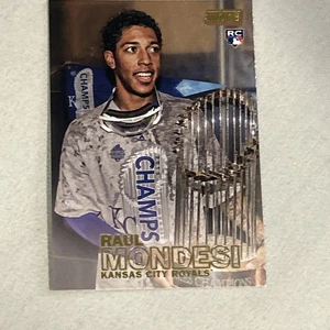 2016 Stadium Club Raul Mondesi Rookie Kansas City Royals Gold Foil  - Picture 1 of 8