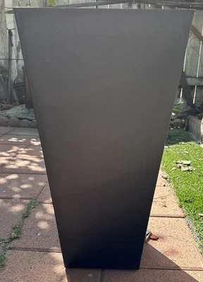 Veradek Plant Pots Midland 26" Durable Commercial Black Plastic Square Planter - Image 1 of 4