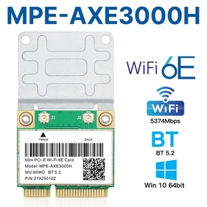 MPE-AXE3000H WiFi 6E Tri-Band Mini PCI-E Adapter BT 5.2 - Picture 1 of 7