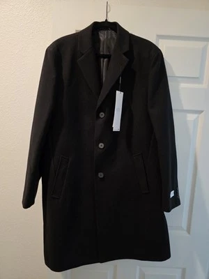 Calvin KleinClassic Fit Wool Touch Topcoat Size L  42/44 - Image 1 of 4