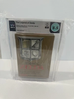 The Legend of Zelda Nintendo NES - Complete in Box (CIB) - Wata Graded 8.5 - Image 1 of 2