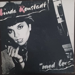 Linda Ronstadt "Mad Love" 1980 Asylum Orig 1st Press~EX/EX- w/1980 Tour Catalog - Picture 1 of 11