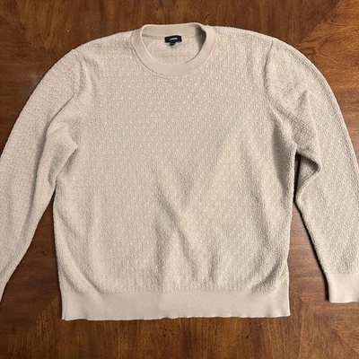 Suéter Express Tejido Texturizado Cuello Redondo Beige Tostado XL Foto 1 de 4