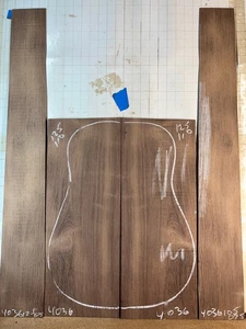 madagascar rosewood guitar set luthier tonewood back sides dalbergia needs help - Picture 1 of 18