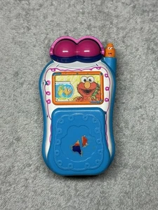 Elmos World Talking Toy Flip Cell Phone Works Sesame Street Mattel 2002 (F1) - Picture 1 of 6