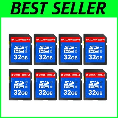 High-Speed 32GB SD Card Bundle - Class 10 (8-Pack) - Image 1 of 4