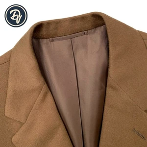 Come nuovo! 42 L Sartoria Donato Rizzi X Saint Andrews 100% Cashmere Raccolta Marrone - Foto 1 di 13
