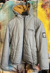 Timberland Hooded Quilted Insulated Fleece-Lined Jacket Youth XL 18/20 🔥 - Picture 1 of 6