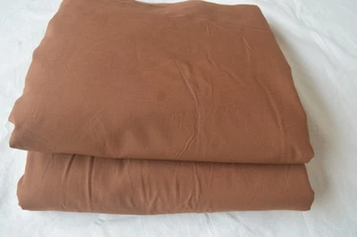 Brown Solid Plain Fabric 100% Cotton 5 Yard Fabric NO TARRIF CHARGES 100%✅ ZK_66 - Image 1 of 4