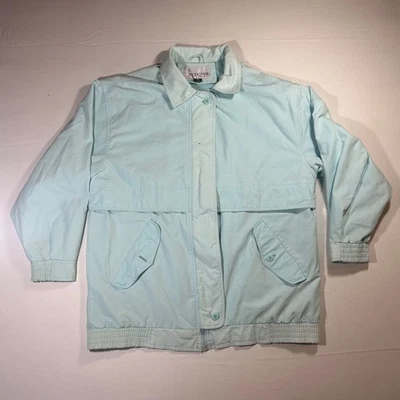 Vintage Pacific Trail Men’s Large Light Blue Windbreaker Jacket 80s 90s Outdoor - Image 1 of 4