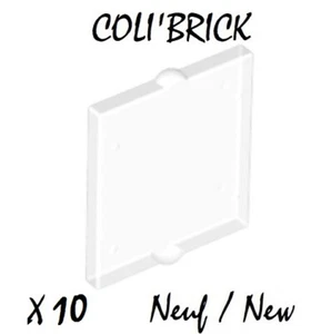 Lego 60601 - 10x Vitre / Glass for window 1x2x2 - Trans Clear - 86209 35315 NEUF - Foto 1 di 1