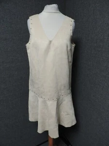 Next Petite Suede Effect Slip Dress UK 12 RRP £45 LN026 FF 08 - Picture 1 of 6
