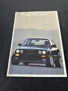BMW 325i 325is 325iX 1989 folleto E30 serie 3 catálogo de ventas de Estados Unidos sedán cupé - Imagen 1 de 11