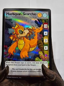 Neopets TCG - Maraquan Scorchio 13/120 - Curse of Maraqua - Holo Rare NM - Picture 1 of 1