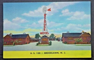 Brooklawn NJ Colorful Linen The Melrose Motel U.S. 130 FREE SHIPPING  - Picture 1 of 2