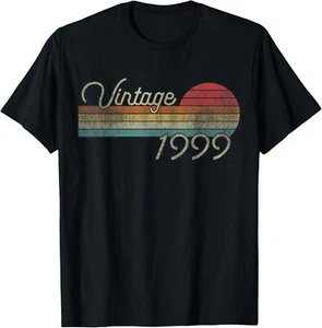 Vintage 1999 Womens Mens 22nd Birthday Gift For 22 Year Old T-Shirt Hoodie - Picture 1 of 9