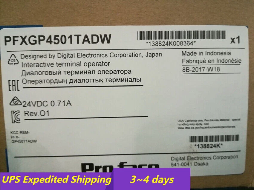 Pro Face HMI GP-4501TW PFXGP4501TADW Touch Screen - Image 1 of 1