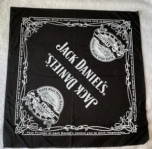 2006 New Jack Daniels Whiskey 65th Annual Sturgis Motorcycle Rally Bandana Black - Picture 1 of 3