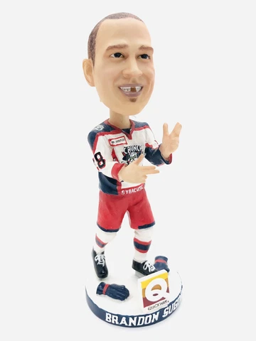 Syracuse Crunch Brandon Sugden SGA Bobble BLUE JACKETS SGA FIGHTING BOBBLE HEAD Cover