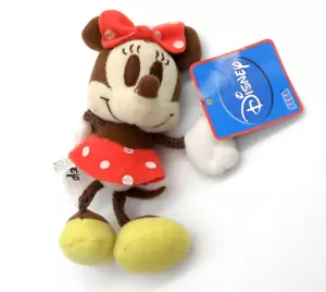 Disney Sega MINNIE MOUSE 5" Plush Redemption Keychain w/ tag Pre-Owned READ - Picture 1 of 11