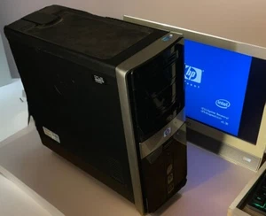 HP Pavilion Elite m9400t NVIDIA GPU Computer Intel Core 2 Quad Q6600 4GB 320GB - Afbeelding 1 van 13