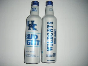 2 Bud Light UK University Of Kentucky Wildcats Football Basketball Bottle Can - Picture 1 of 5