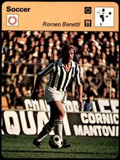 Editions Rencontre Sportscaster Football Card (1977-80) - Romeo Benetti