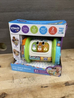VTech Baby 2-in-1 Roll And Discover Roller Drum New - Image 1 of 4
