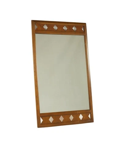 Basic Witz Mid Century Walnut Mirror Cover
