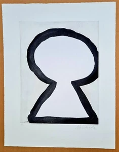 EMIL SCHUMACHER Original COLLAGE auf Radierung, handsigniert, Nr. 9/65, Motiv 2 - Bild 1 von 10