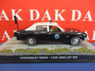 Die cast 1/43 Modellino Auto 007 James Bond Chevrolet Nova Polizia Police - Immagine 1 di 4