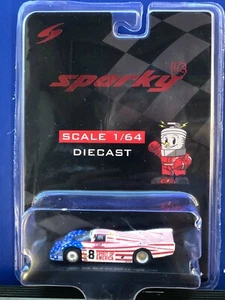 1/64 SPARKY PORSCHE 956 #8 SPIRIT OF AMERICA 3RD 24H LE MANS 1986 ROJO BLANCO AZUL - Imagen 1 de 2