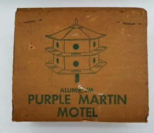 UNGEÖFFNET VINTAGE SEARS 71 Aluminium lila Martin Motel 12 Zimmer ohne Stange 63866 - Bild 1 von 11