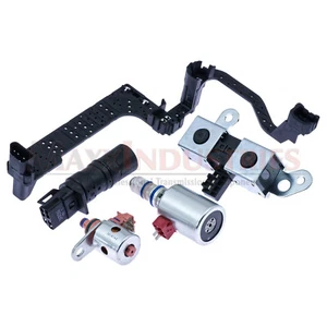 1998-04 AODE 4R70-75W Ford Trans Solenoid New 5 Piece Set w/ Harness & Connector - Bild 1 von 15