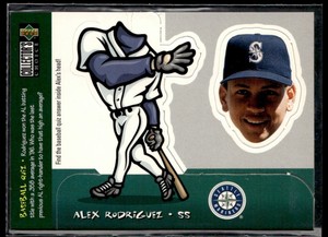 ALEX RODRIGUEZ 1998 COLLECTOR'S CHOICE MINI BOBBING HEADS #26 SEATTLE MARINERS
