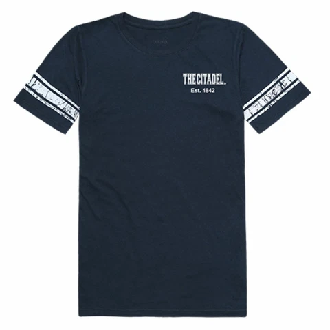 The Citadel Bulldogs Womens Practice Tee T-Shirt Navy Cover